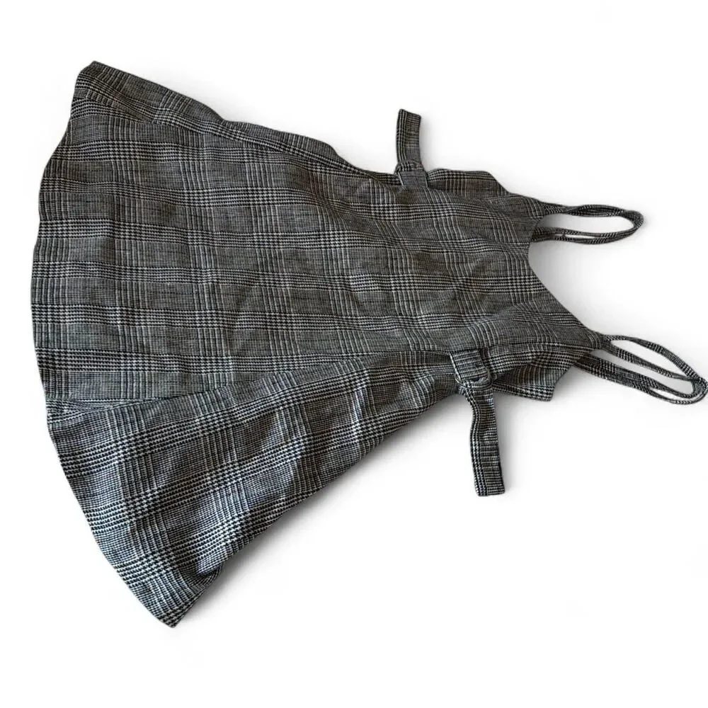 Korean Style Houndstooth Dress - Picture 4 of 6